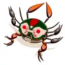 crab tattoo design idea