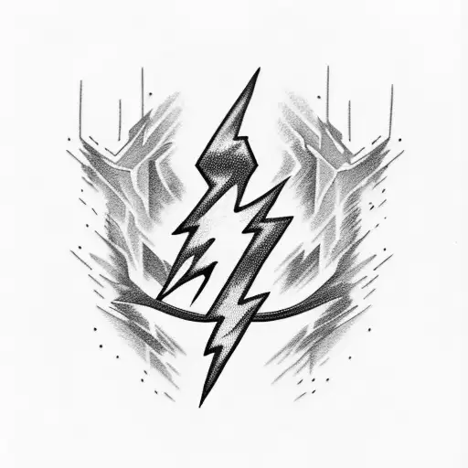 Lightning Bolt tattoo design idea