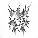Lightning Bolt tattoo design idea