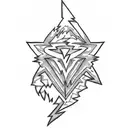 Lightning Bolt tattoo design idea