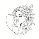 melody tattoo design idea