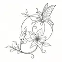 melody tattoo design idea