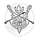 lacrosse tattoo design idea
