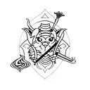 lacrosse tattoo design idea