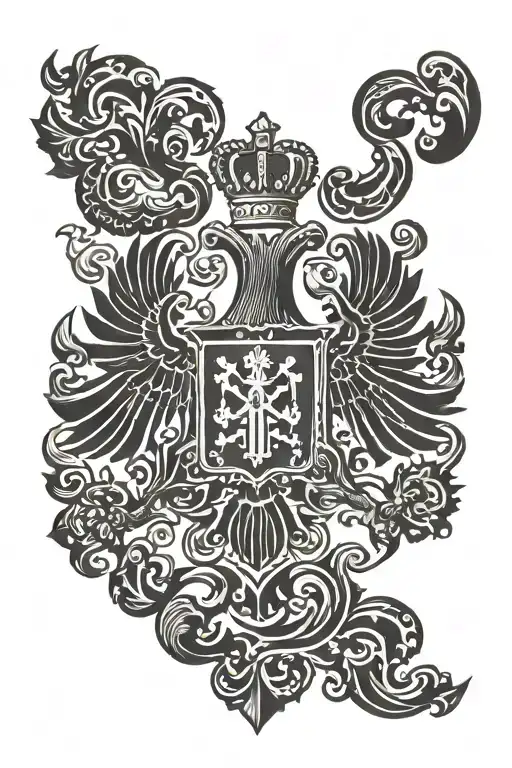 Cossack, Coat of arms of Ukraine tattoo design idea