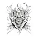 sculpture style tattoo design idea