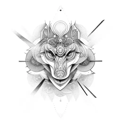 unilome, floral, circus monkeys, half sleeve tattoo design idea