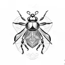 scarab beetle tattoo design idea
