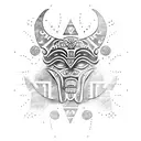 tribal el salvadorian mayan tattoo design idea