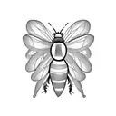 bumble bee tattoo design idea