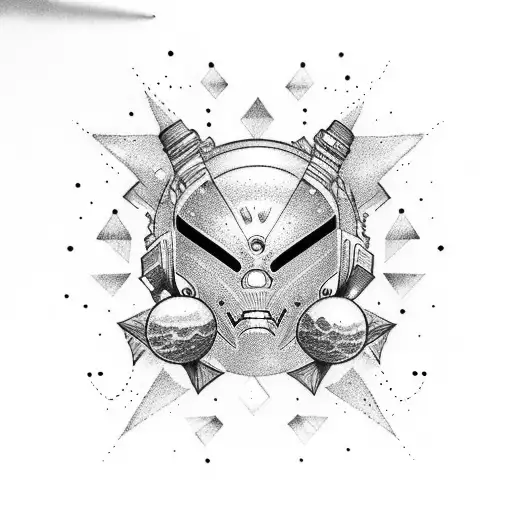 Galaxy with the text "we are Star dust that dares and dreams"  tattoo design idea