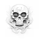 The Reaper of the abyss tattoo design idea