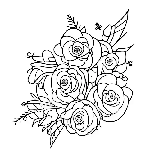 friends tv show tattoo design idea