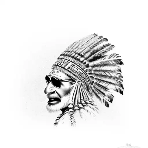 Indian Cheif tattoo design idea
