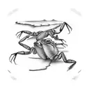 Scorpion and the frog tattoo design idea
