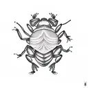 Scorpion and the frog tattoo design idea