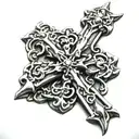 chrome hearts cross  tattoo design idea