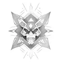 modern traditional flash tattoo design idea