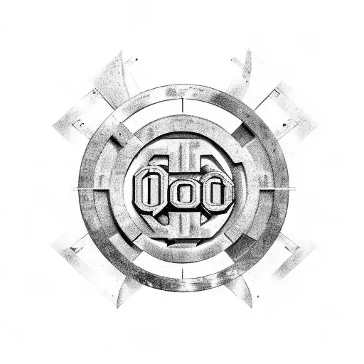 detroit, ohio state tattoo design idea