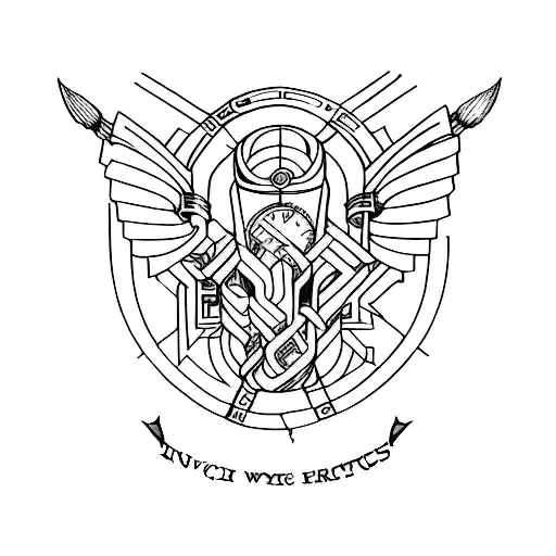 Invictus poem tattoo design idea