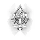 Five years without using drugs tattoo design idea