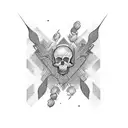 Five years without using drugs tattoo design idea