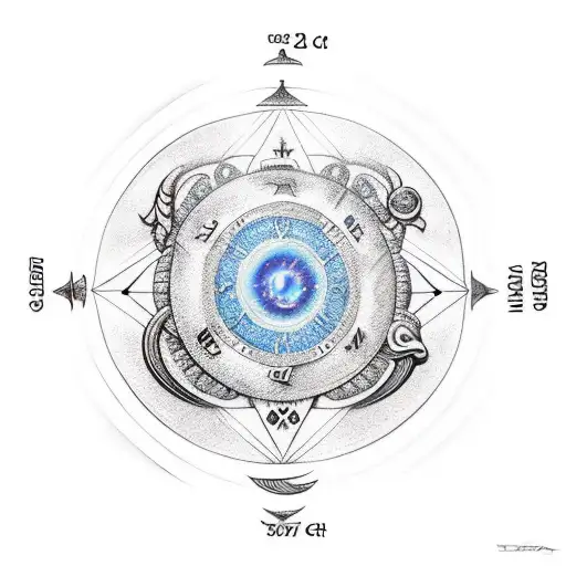 astrology  tattoo design idea