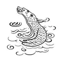 still waters run deep tattoo design idea