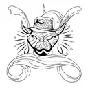 still waters run deep tattoo design idea