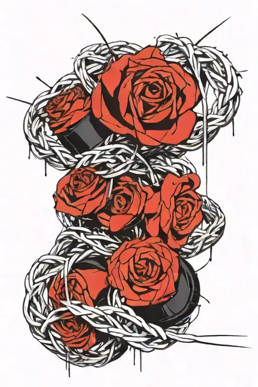 book dystopia knots dark tattoo design idea