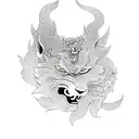 kurama  tattoo design idea