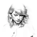 Taylor swift  tattoo design idea