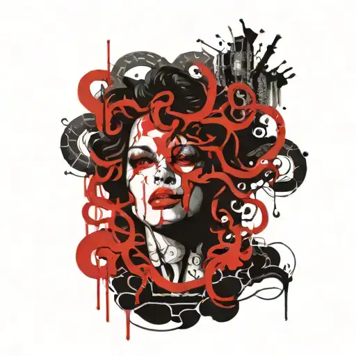 Medusa tattoo design idea