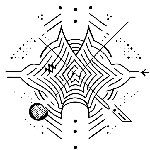 3 arrows with morse code family, relationships, cats tattoo design idea