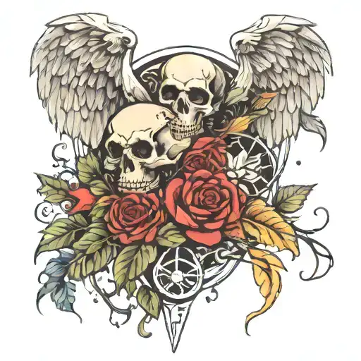 we must live, we must die tattoo design idea