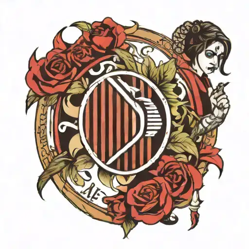 atmo + Actinio - symbol Ac Milan tattoo design idea