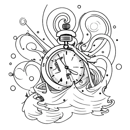 time cast a spell on you tattoo design idea