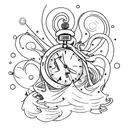 time cast a spell on you tattoo design idea