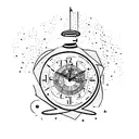 time cast a spell on you tattoo design idea