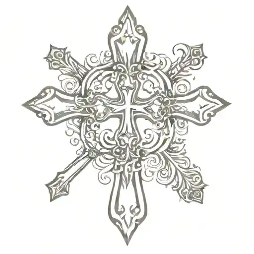 loraine cross tattoo tattoo design idea