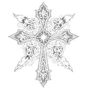 loraine cross tattoo tattoo design idea