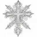 loraine cross tattoo tattoo design idea