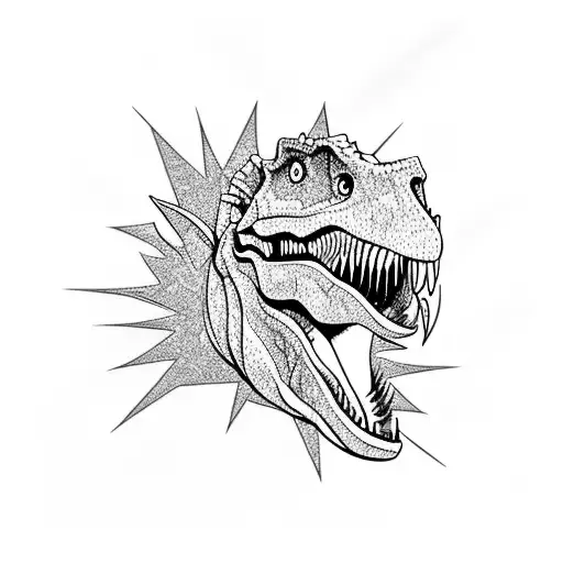Jurassic Park tattoo design idea