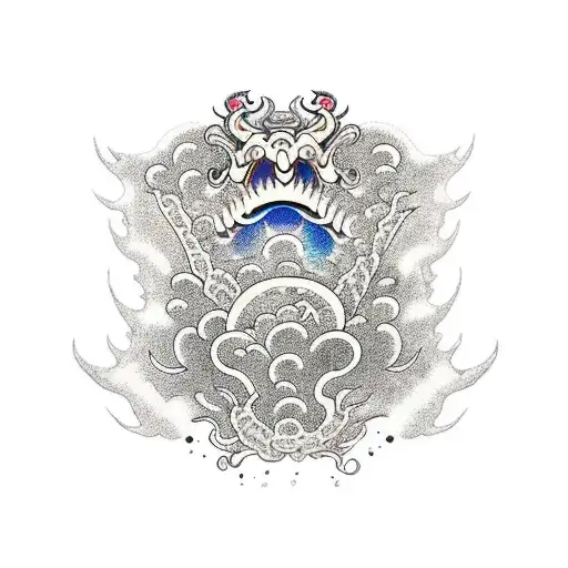 air element  tattoo design idea