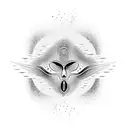 wind tattoo design idea