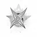 wind tattoo design idea