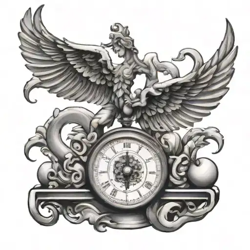 scales stoicism tattoo design idea