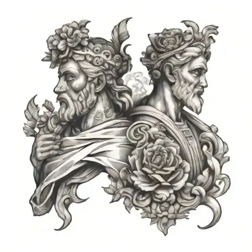 founders of stoicism tattoo tattoo design idea