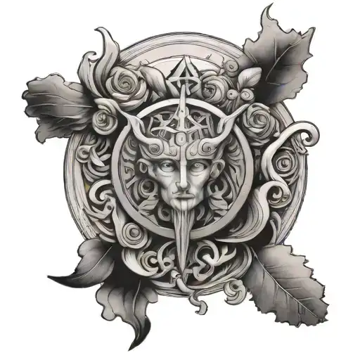 4 symbols of stoicism tattoo tattoo design idea