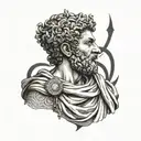 stoicism marcus aurelius tattoo design idea